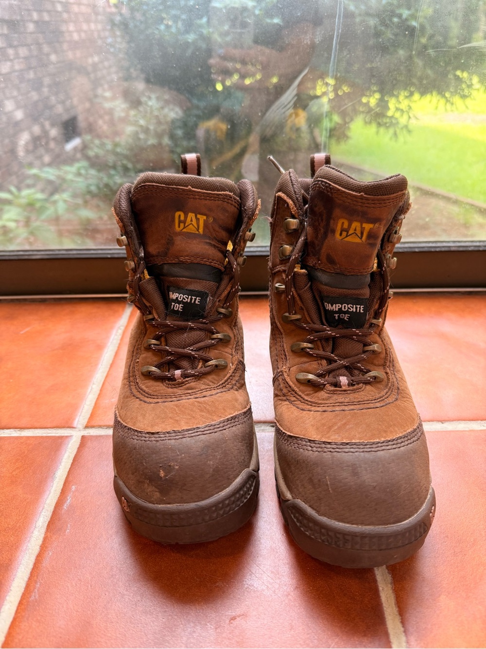 Brown Women’s Composite Toe Work Boots